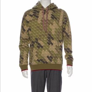 Burberry Graphic Print Crewneck Hoodie